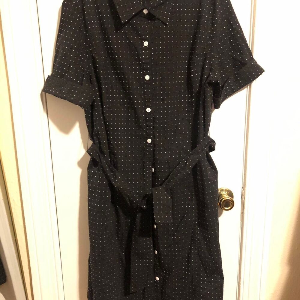 Dialogue Women's Black and Navy Dress